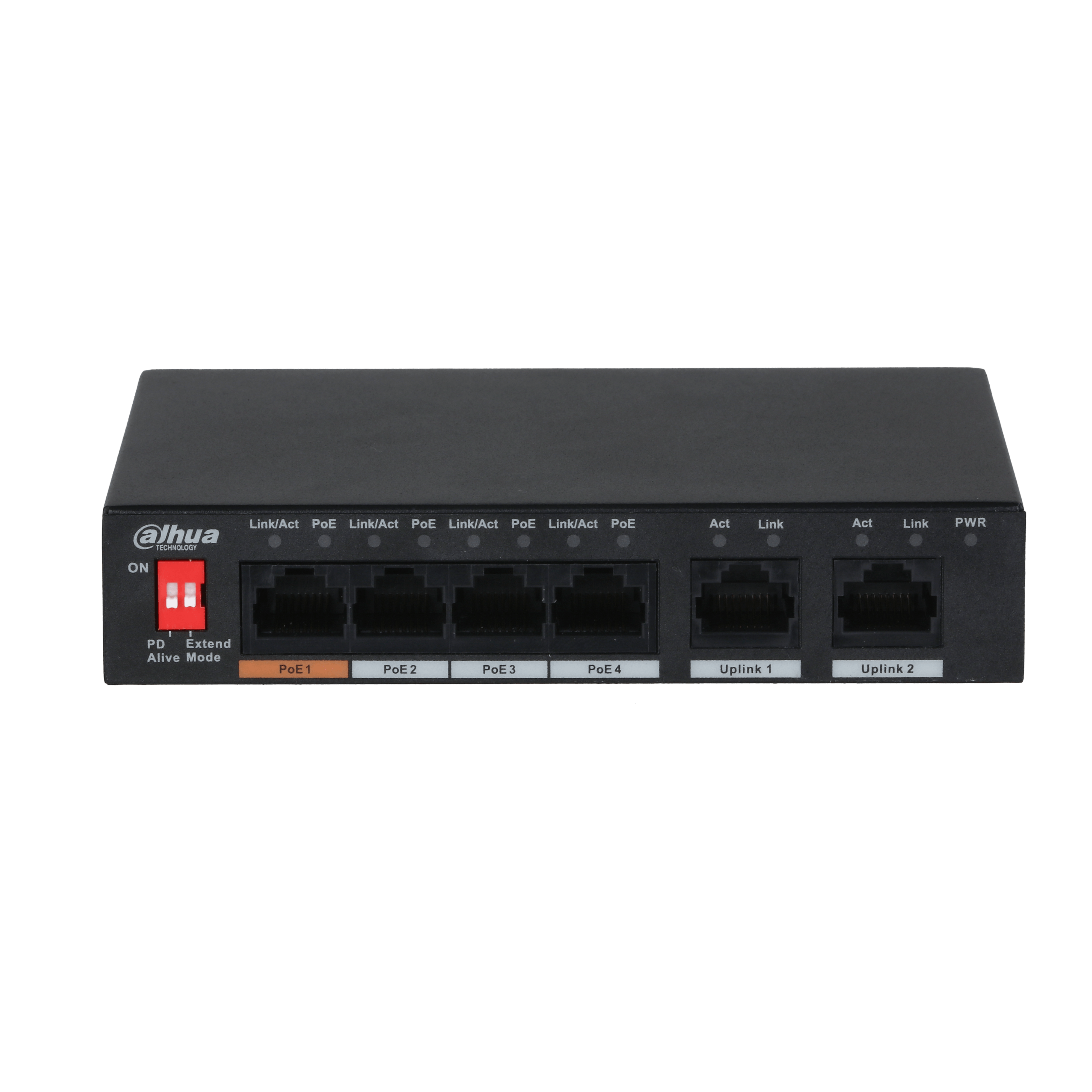 PFS3006‐4ET‐60‐V2 4Port PoE Switch (4FE PoE + 2FE Uplink, Toplam 60W PoE )
